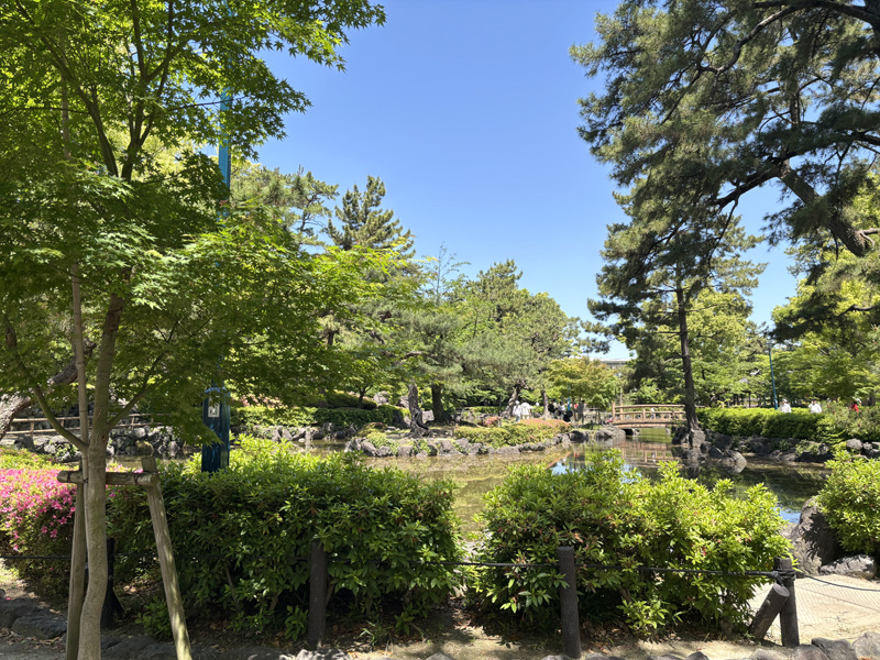 中村公園 ひょうたん池 豊国神社周辺